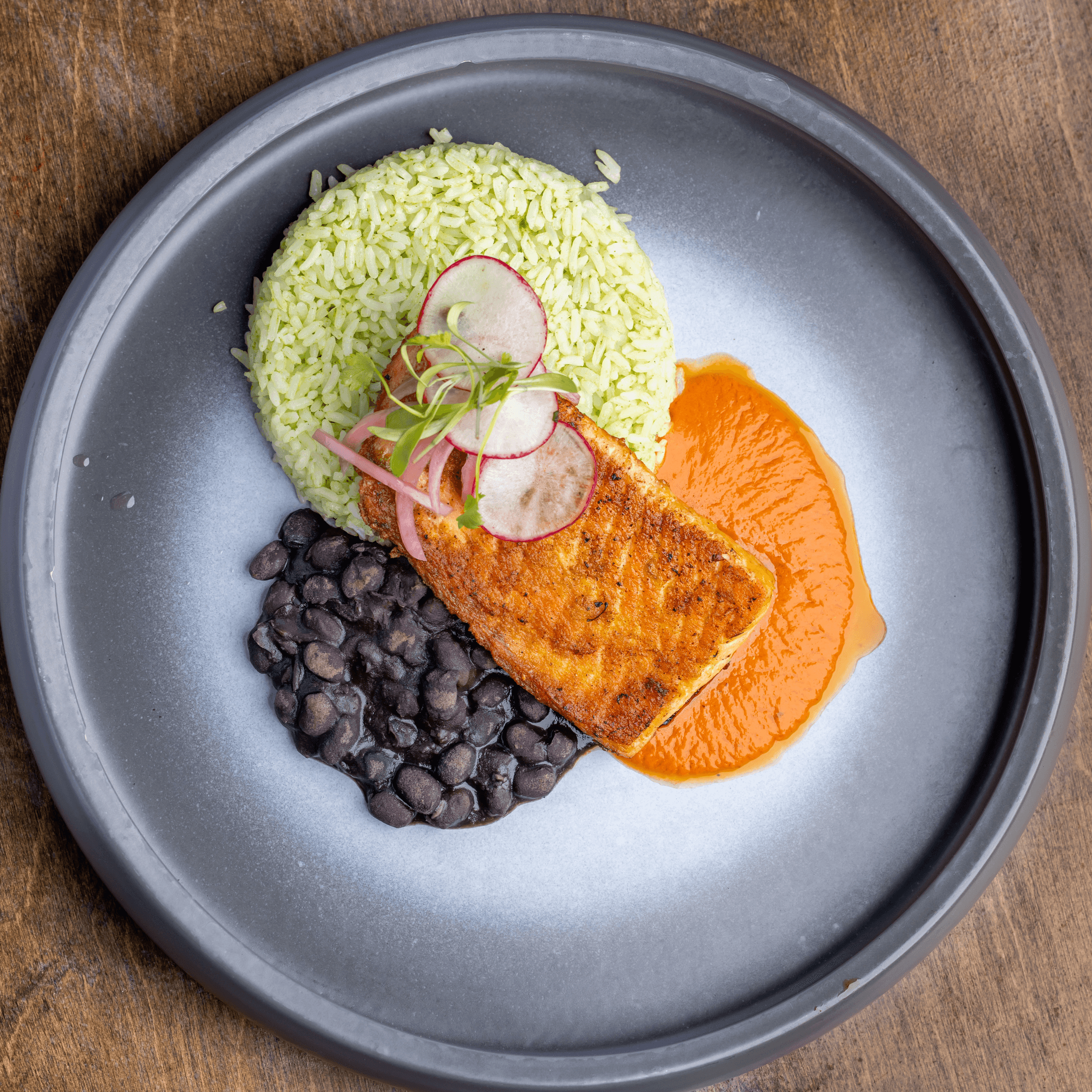 Salmon Zarandeado.